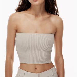 Babaton - Sculpt Knit Tube Top - Basalt Grey